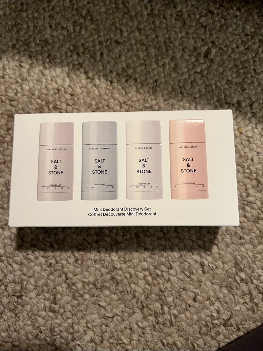 Salt & Stone Mini Deodorant Discovery Set